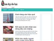 Tablet Screenshot of lamdepchoban.com